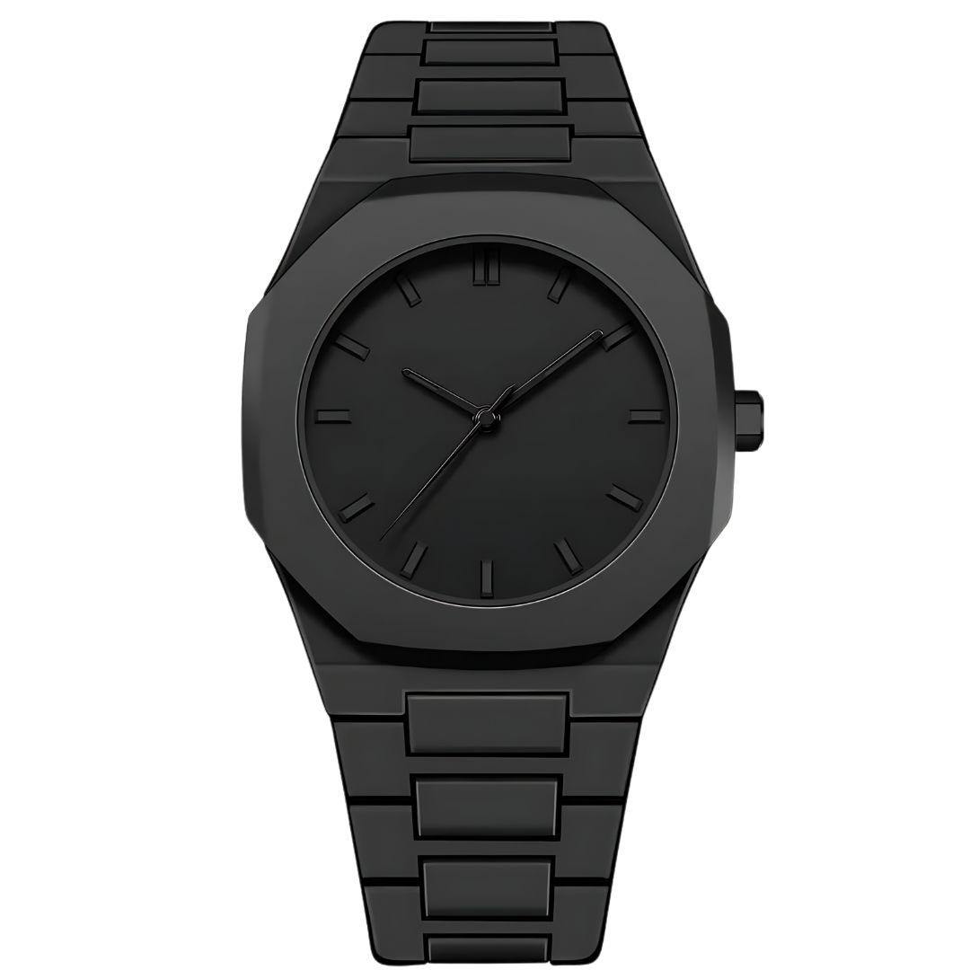 Almare | Reloj Hombre Analógico Negro Minimalista