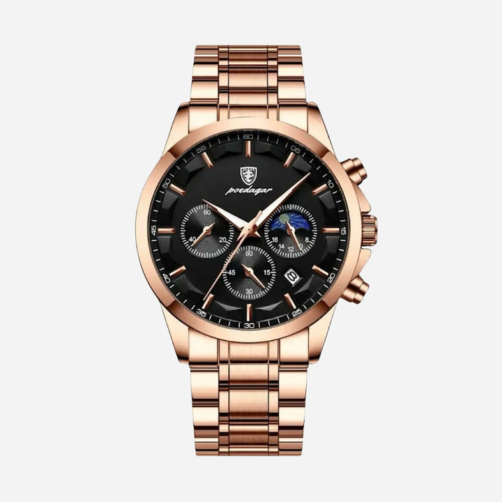 Almare | Reloj Hombre Cronógrafo Fases Lunares