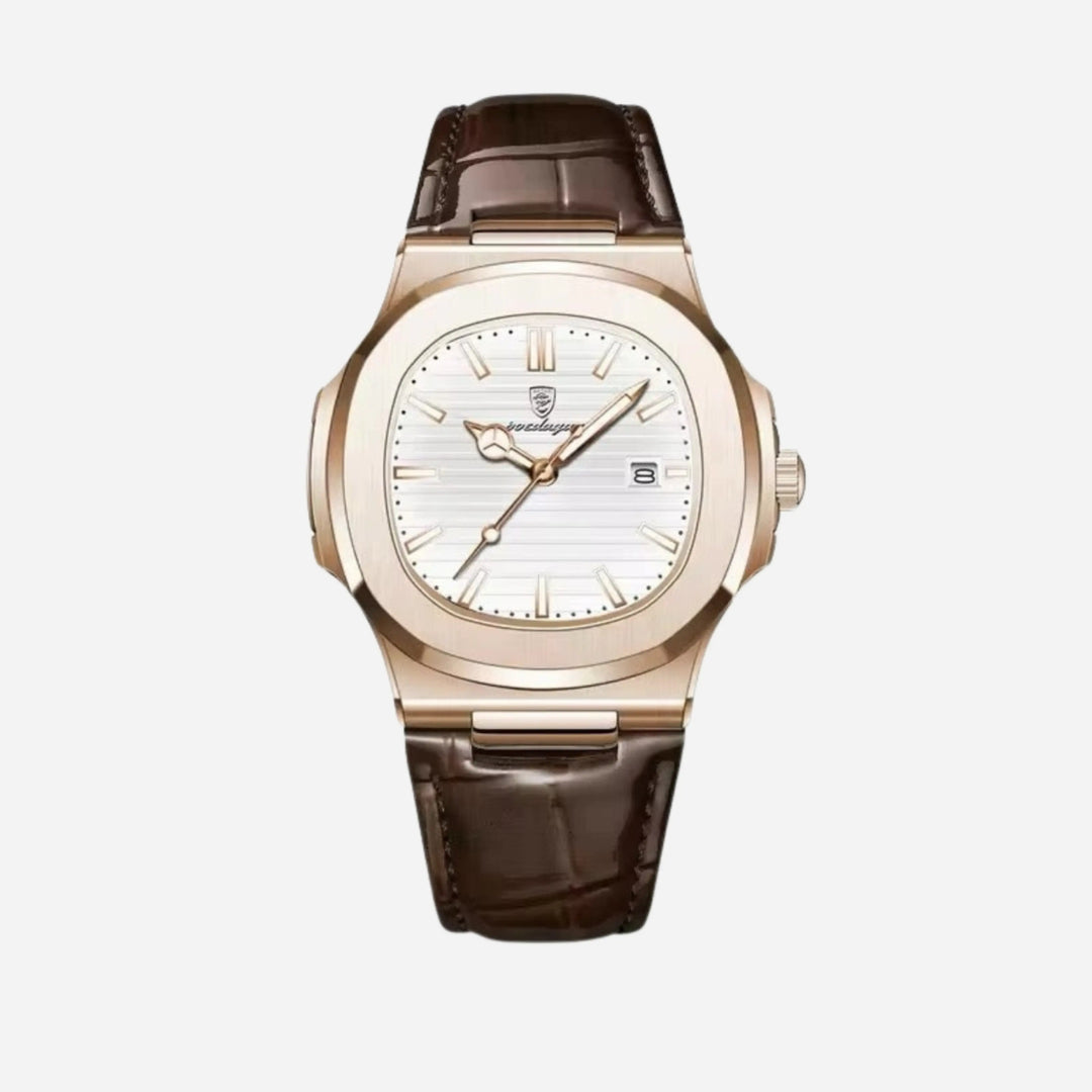 Almare | Reloj Hombre Analógico Marrón