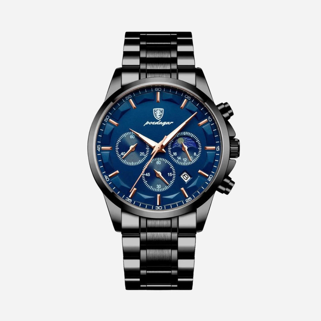 Almare | Reloj Hombre Cronógrafo Fases Lunares