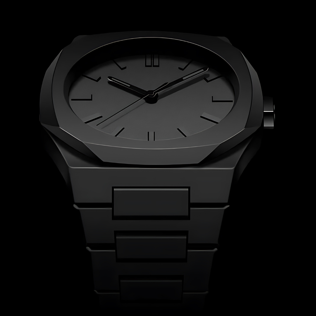 Almare | Reloj Hombre Analógico Negro Minimalista