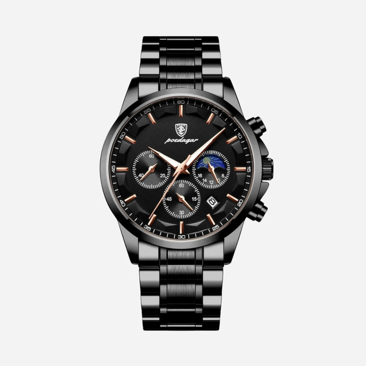 Almare | Reloj Hombre Cronógrafo Fases Lunares