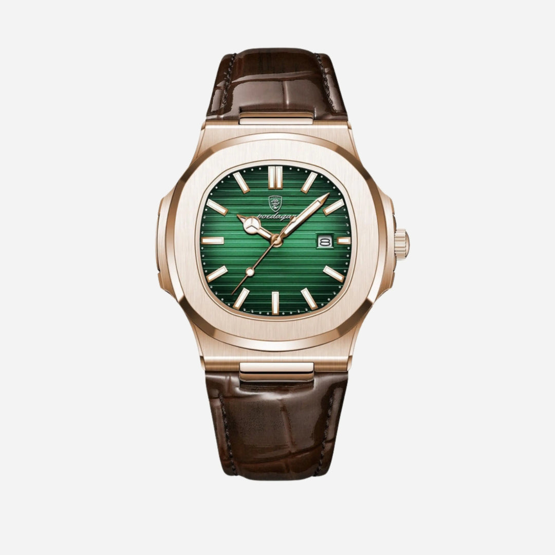 Almare | Reloj Hombre Analógico Marrón