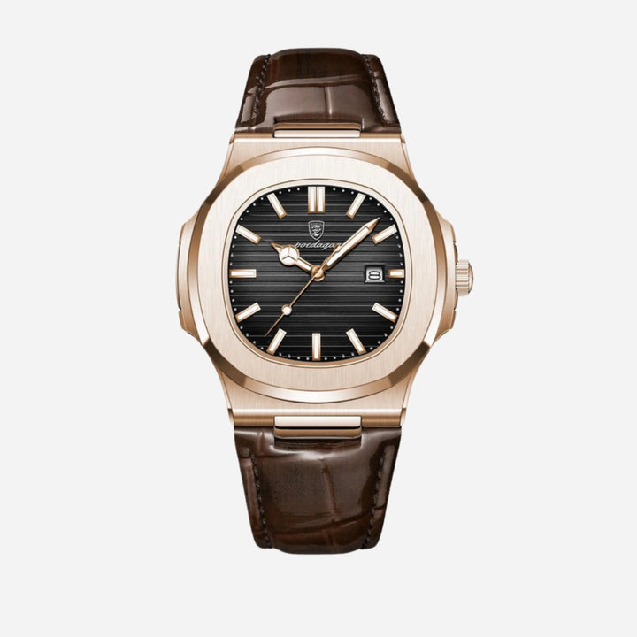 Almare | Reloj Hombre Analógico Marrón