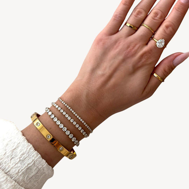 Almare | Pulsera Tenis Mujer Brillantes Elegante
