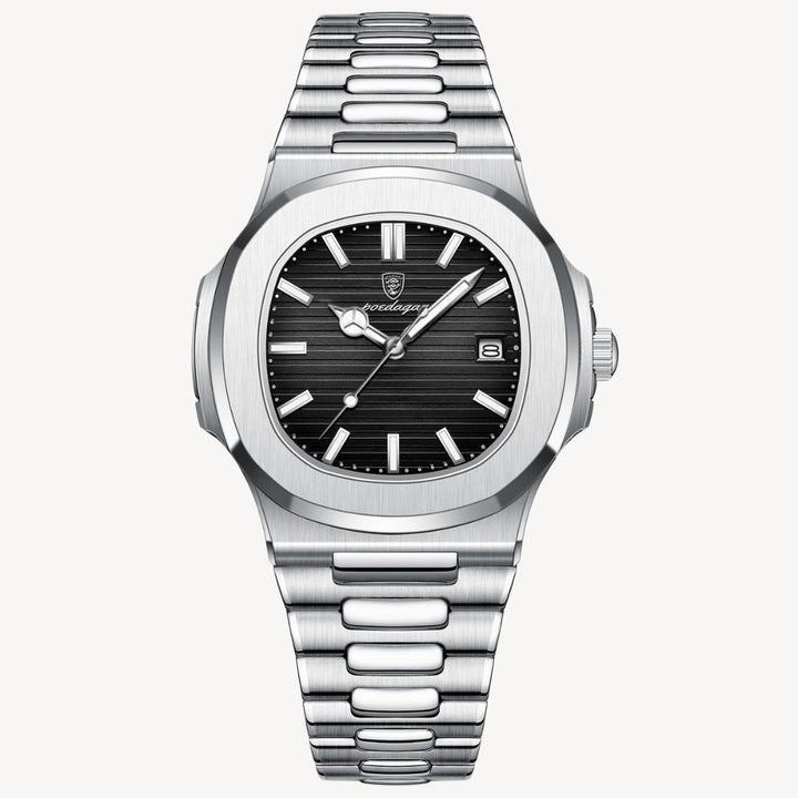 Almare | Reloj Pulsera Hombre Analógico Plata