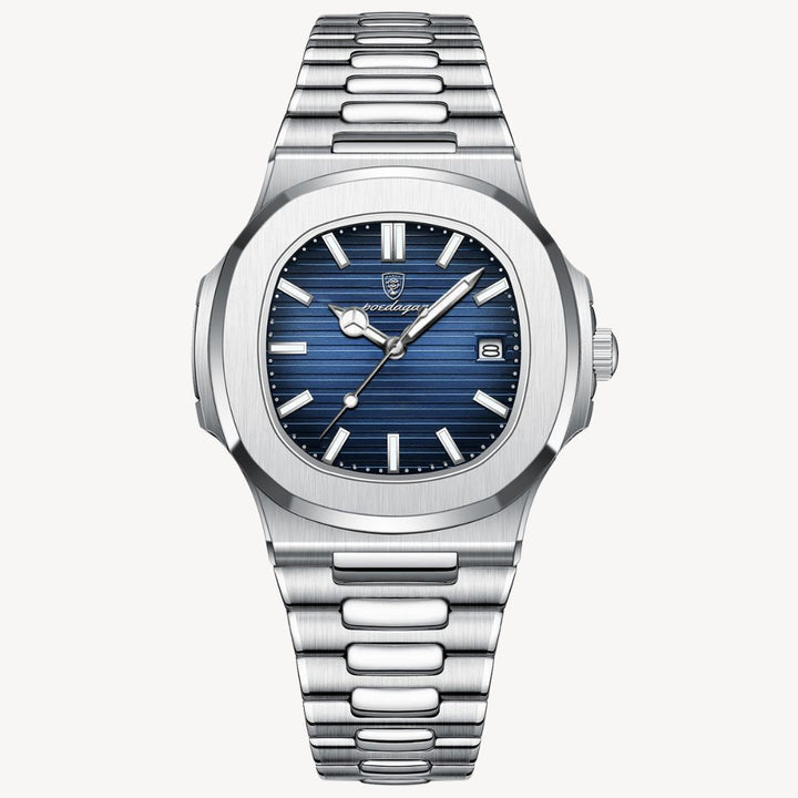 Almare | Reloj Pulsera Hombre Analógico Plata