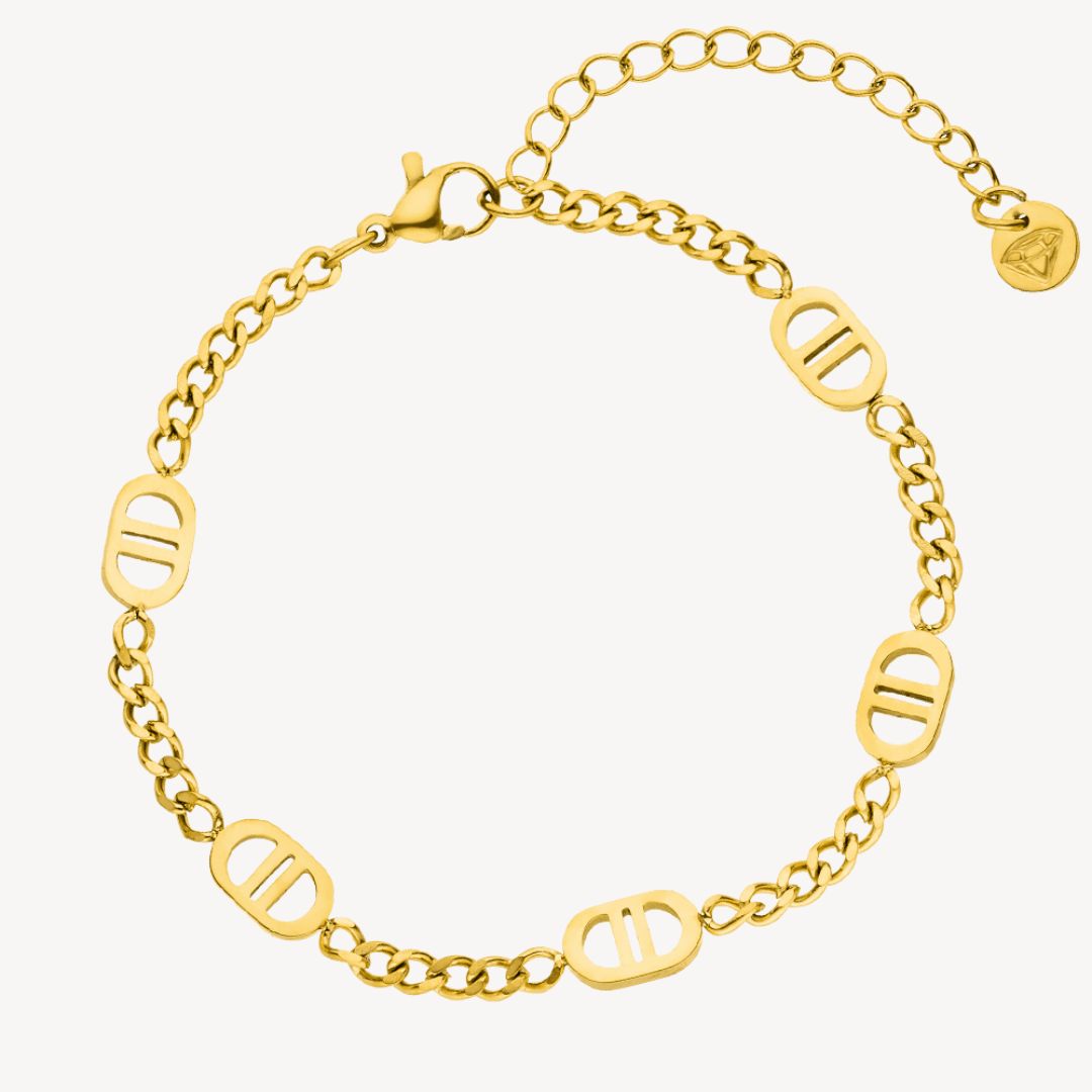 Almare | Pulsera Mujer Eslabones Oval Elegante