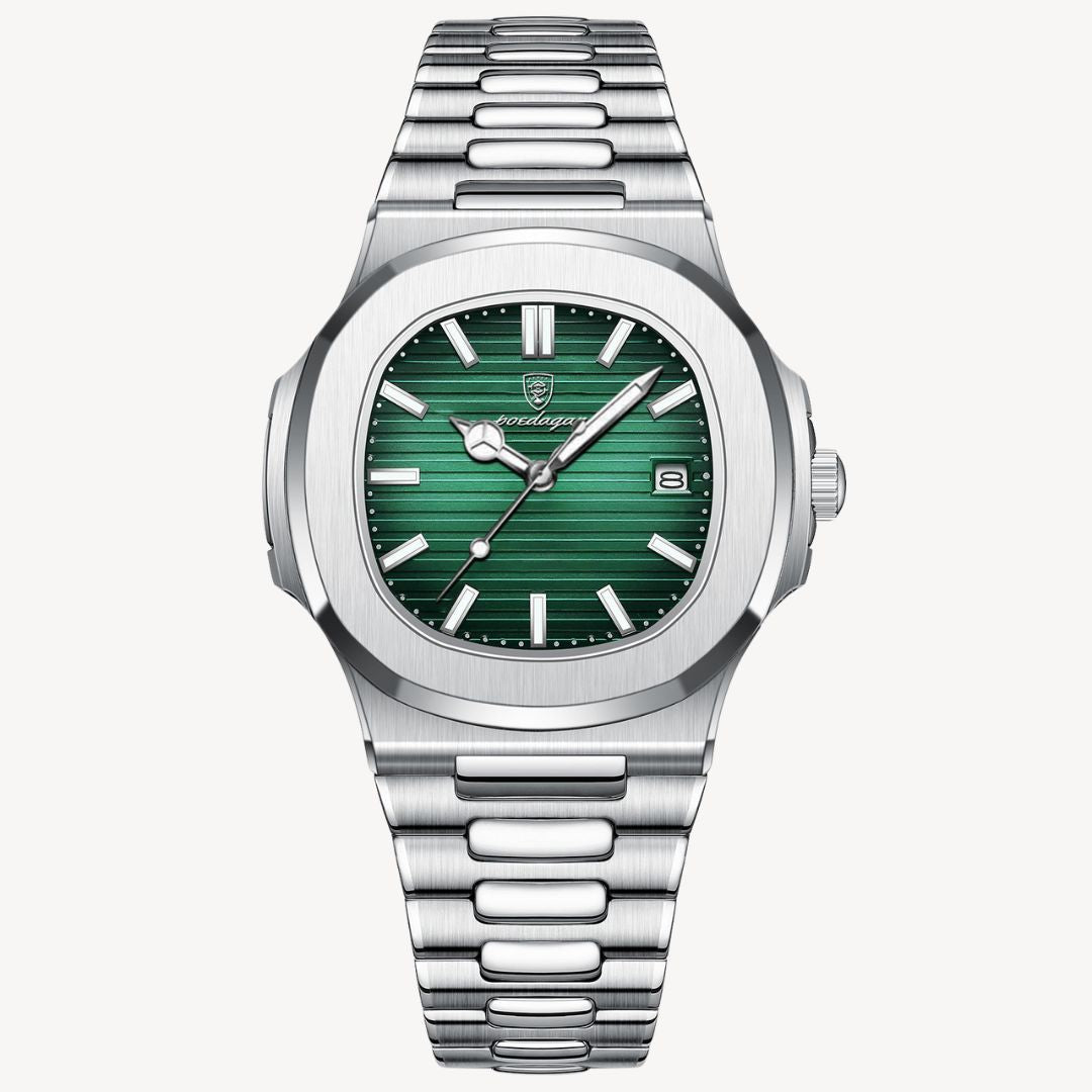 Almare | Reloj Pulsera Hombre Analógico Plata