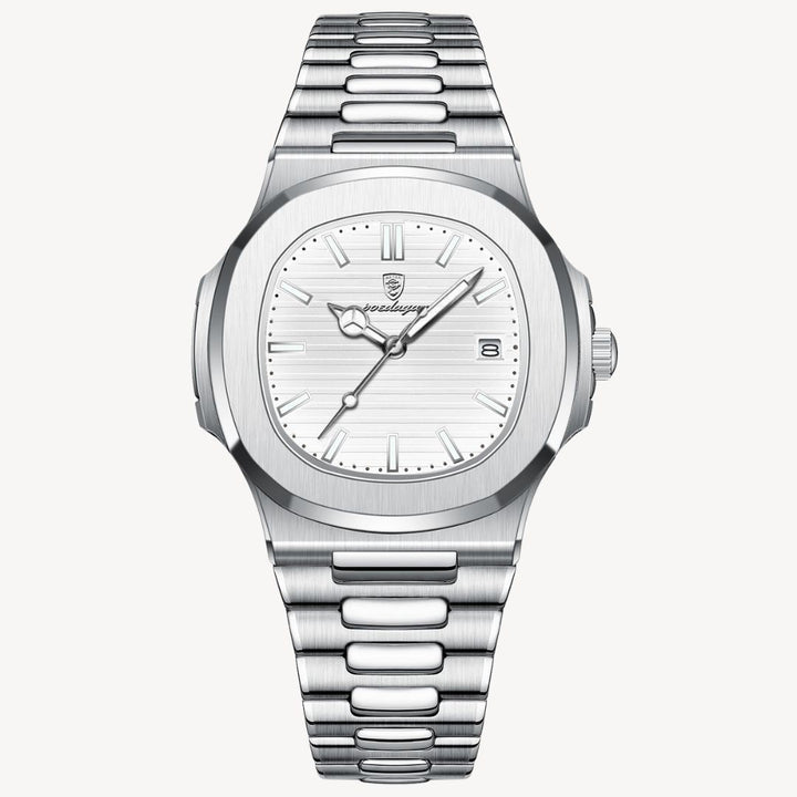 Almare | Reloj Pulsera Hombre Analógico Plata