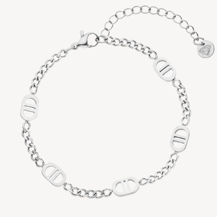 Almare | Pulsera Mujer Eslabones Oval Elegante